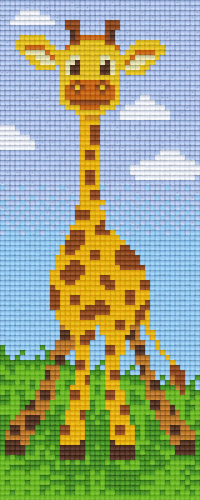 Giraffe Two [2] Baseplate PixelHobby Mini-mosaic Art Kits